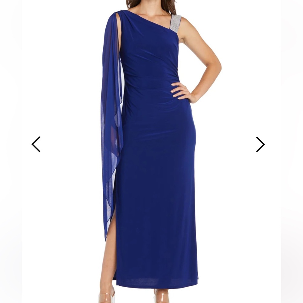 Maxi Formal Cape Dress